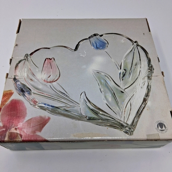 Vintage Walther Gras  Authentic Glass Serving Dish - Picture 1 of 9